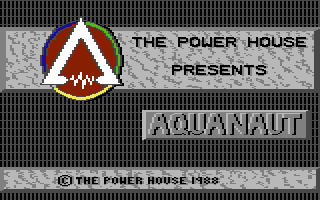 Aquanaut v1 Title Screen